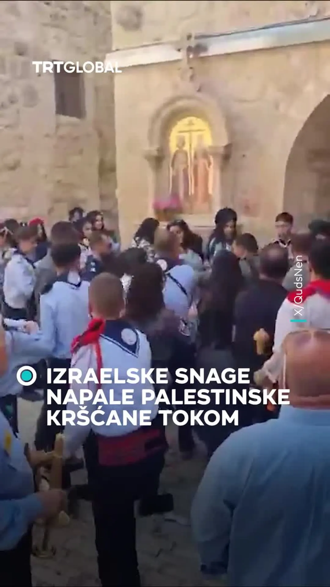 Izraelske snage napale palestinske hršćane tokom svetih slavlja